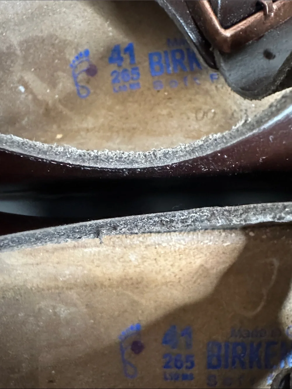 Birkenstock Brown MILANO Leather sandal size 41